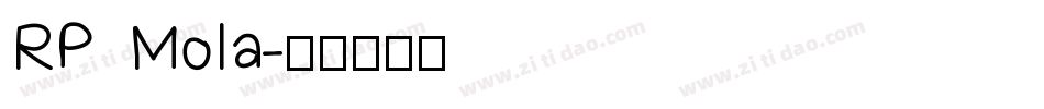 RP Mola字体转换